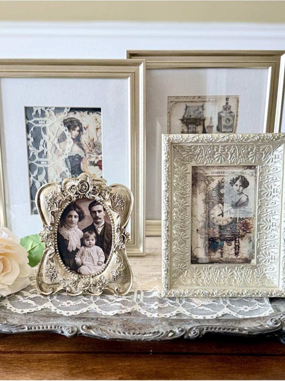 Curated Vintage Silver Frame Collection